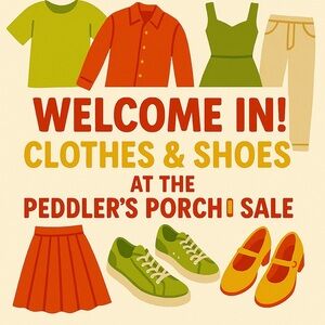 🛍️👚Clothes & Shoes @ the Peddler's Porch Sale👚🛍️
